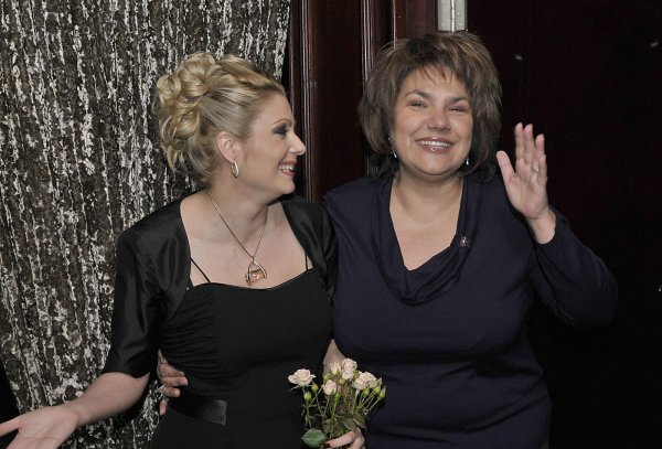 С Марта Вачкова през 2009 г. Снимка: Булфото