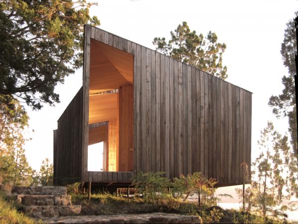 Тзи сауна се намира в Чили; Снимка: architecturaldigest.com