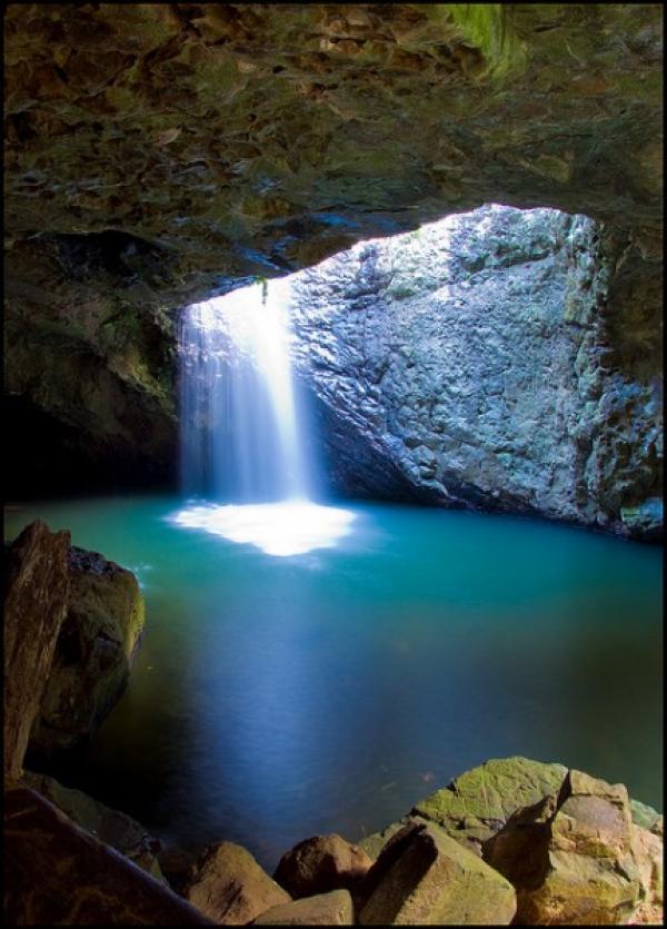 Снимка: Meaghan DouglasЕстественият мост, "Спрингбрук Парк", Австралия (Natural Bridge, Springbrook Park)