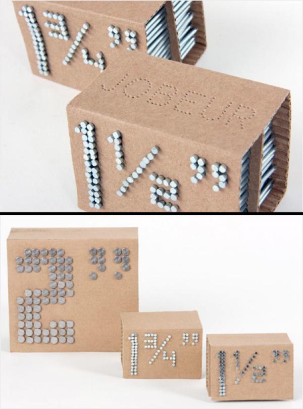 Снимка: packaginguqam.blogspot.comОригинални кутии за пирони