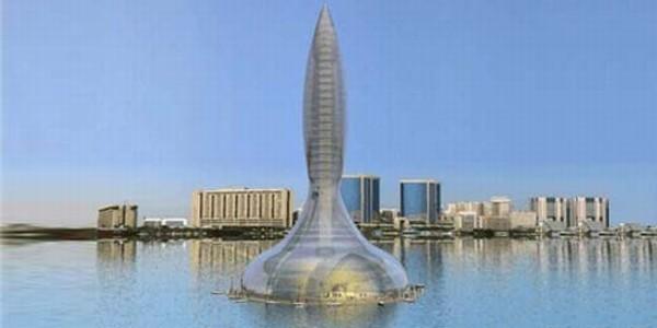 Снимка: elitechoice.org Floating&Rotating Hotel Tower, ДубайПлаващият и въртящ се Hotel Tower в Дубай е инженерен подвиг на холандската архитектурна фирма Waterstudio, която е специализирала именно в конструкции и проекти, свързани с водата. Гледките от всеки етаж на хотела са невероятни, но най-изумителното е, че всяка минута сградата се завърта с един градус – нещо, което никъде другаде в света няма да срещнете.