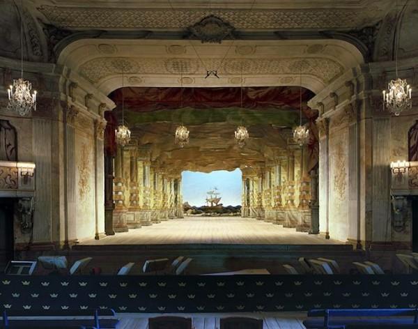 Операта "Drottningholm Palace Theatre" в Стокхолм, Швеция; Снимка: thewondrous.com