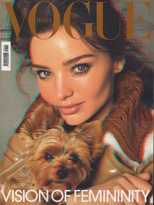 Миранда Кер позира за корицата на Vogue Италия - септември 2010 годинаСнимка: Vogue