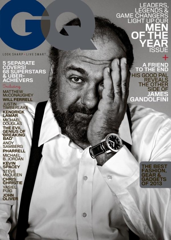 Джеймс Гандолфини, Снимка: сп. GQ