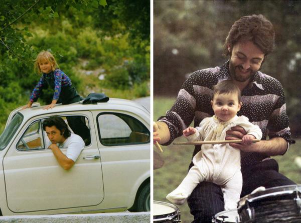 Пол с дъщерите му Хедър и Мери...Снимка: Linda McCartney