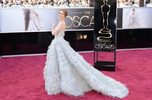 Ейми Адамс на Оскар-ите през 2013 г. Снимка: Getty Images
