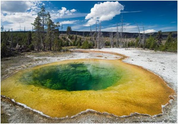 Снимка: myrandomstuff.seMorning Glory Pool (Hole), Уайоминг, САЩ