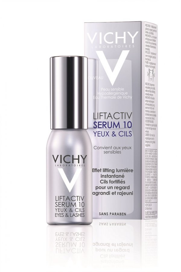 Серум за цялата зона около очите и за подхранване на миглите Liftactiv Serum 10 Eyes&Lashes (Vichy, 66 лв.)