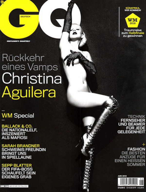 Кристина Агилера Снимка: GQ, Германия - юни 2010