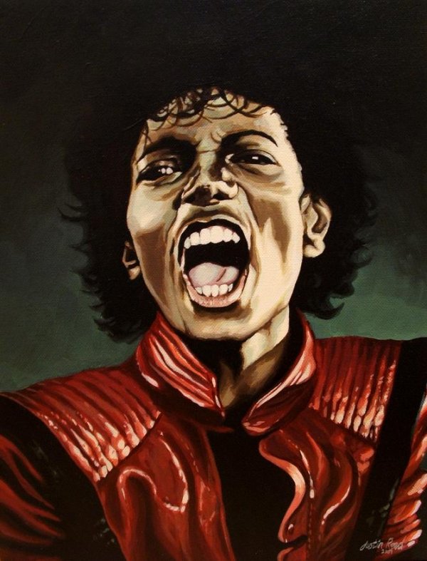 Thriller на Майкъл Джексън Илюстрация: Justin Reed