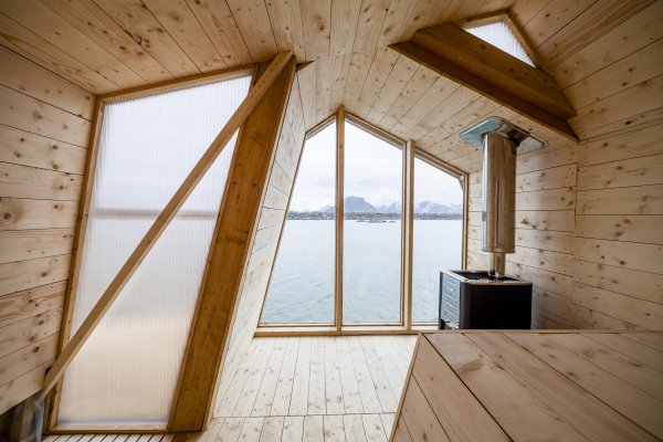 Тази сауна също се намира в Норвегия; Снимка: architecturaldigest.com