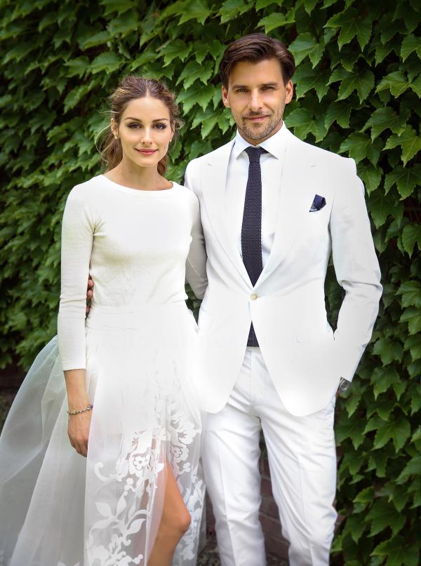 Оливия Палермо и Йоханес Кюбел; Снимка: brides.com