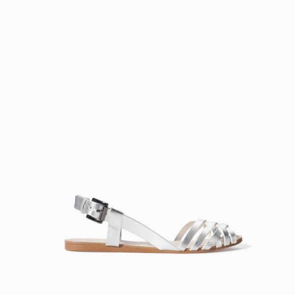 Сандали с широки каишки Zara, 55.95 лв.
