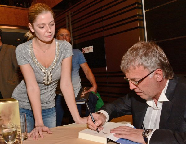 На премиерата на книгата "Наско Сираков Единакът", 2014 г. Снимка: Булфото