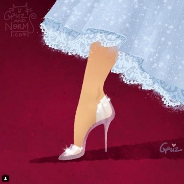 Пепеляшка в Stuart Weitzman, Снимка: Disney