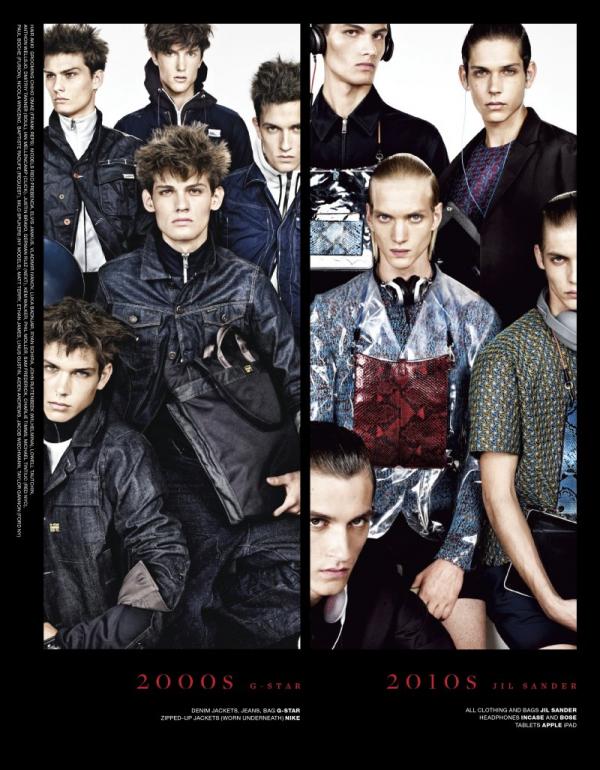 Мъжете през 2000 и сега...Снимка: Vman