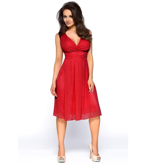 Червена рокля - Kartes - 66.55 лева, Снимка: Fashion Supreme