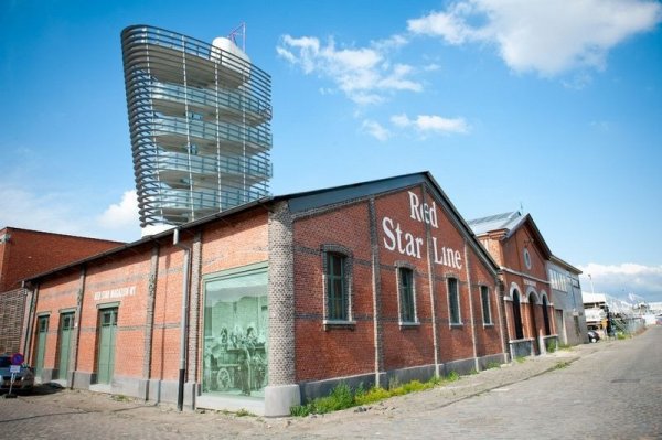 Снимка; amusingplanet.comНаблюдателната кула в Line Museum Red Star, Антверпен
