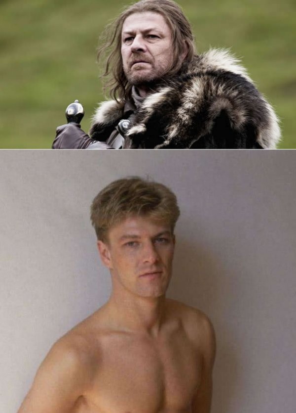 Шон Бийн като Нед Старк. Снимка: 9gag.com