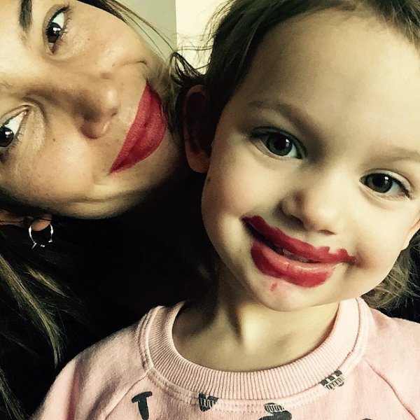 Лили Олдридж с дъщеря си Дикси; Снимка:Instagram