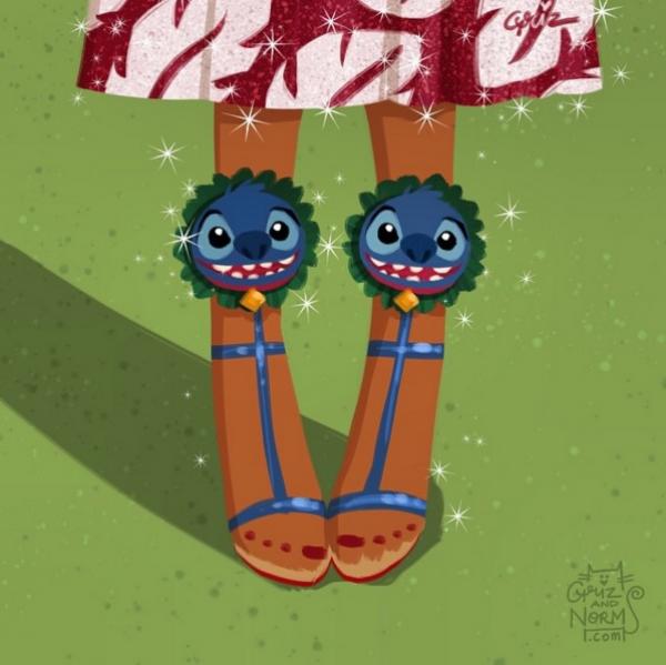 Лило в Christian Louboutin, Снимка: Disney