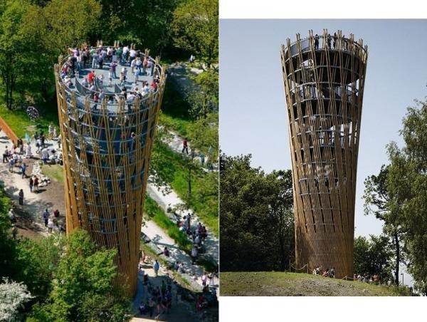 Снимка; amusingplanet.comКулата "Jübergtower Hemer", намира се на горист хълм в покрайнините на Хемер на изток от Рур в Северен Рейн-Вестфалия.