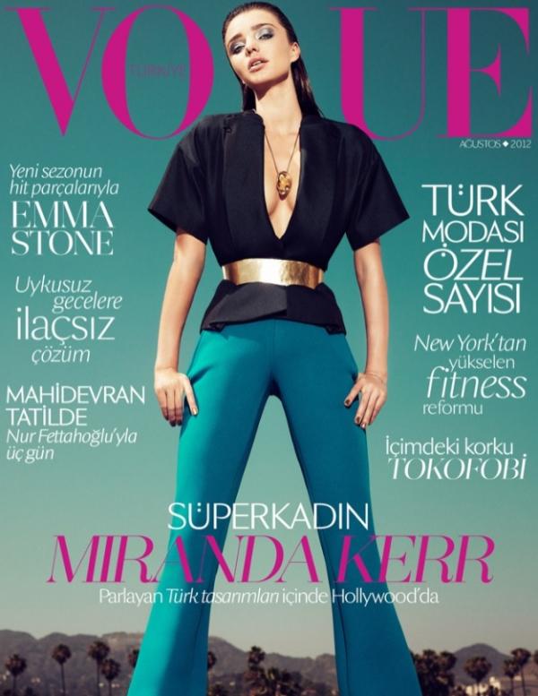 Миранда Кер позира за корицата на Vogue Турция - август 2012 годинаСнимка: Vogue