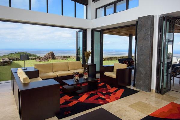 "Pikaia Lodge" на остров Санта Крус в Галапагос; Снимка: architecturaldigest.com