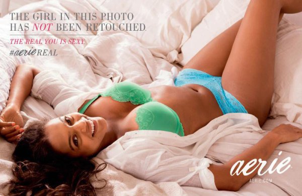 Кампания на марка за бельо през 2014 годинаСнимка: aerie