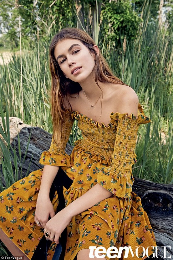 Кая Гербер; Снимка: Teen Vogue