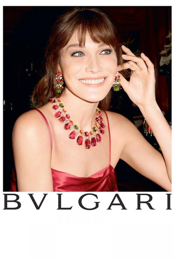 Карла Бруни в кампанията през 2013, Снимка: Bulgari