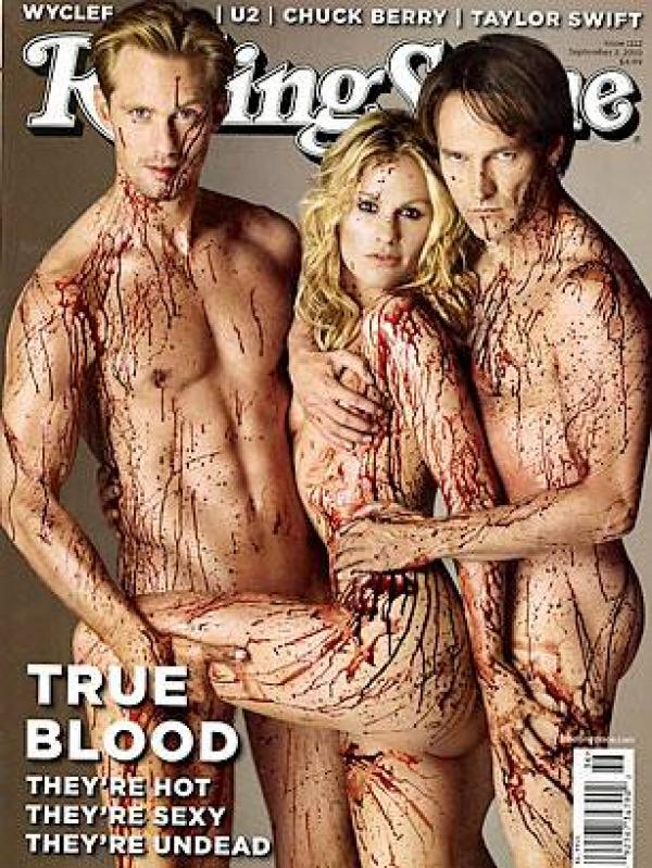 Актьорите от сериала "Истинска кръв". Снимка сп. Rolling Stone