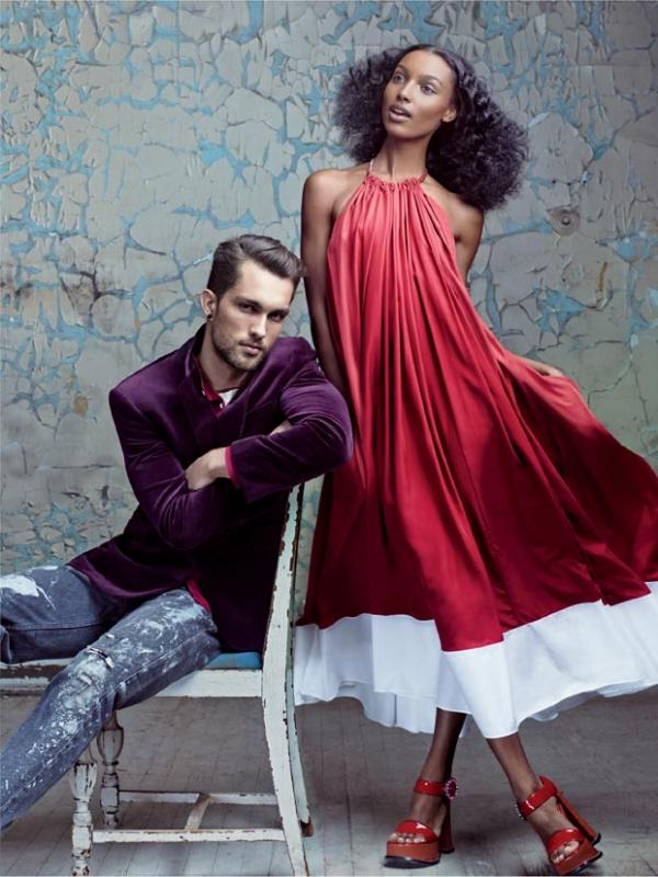 Джасмин Туукс и Тобиас Соренсън, Снимка: сп.Vogue