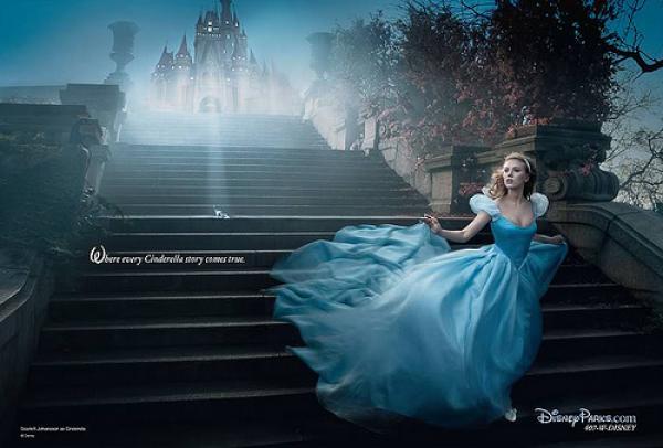 Скарлет Йохансон е Пепеляшка Снимка: Disney/Annie Leibovitz