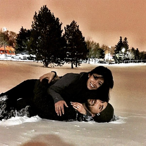 Майкъл Фелпс и Никол Джонсън; Снимка: Instagram