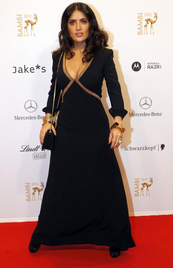 Салма Хайек – 157 смНевероятната латина Салма Хайек е родена на 2 септември 1966 г. в Мексико. Тя прави запомнящи се роли в „Десперадо“, „От здрач до зори“, „Този див див запад“, „Бандитки“ и „Фрида“. Участва и в куп други продукции, а вече и горда майка на красива дъщеричка от милирадера Франсоа Анри-Пино.Снимка: Reuters