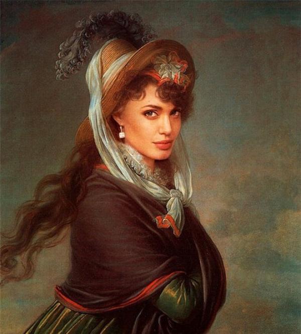 Анджелина Джоли Илюстрация: worth1000.com