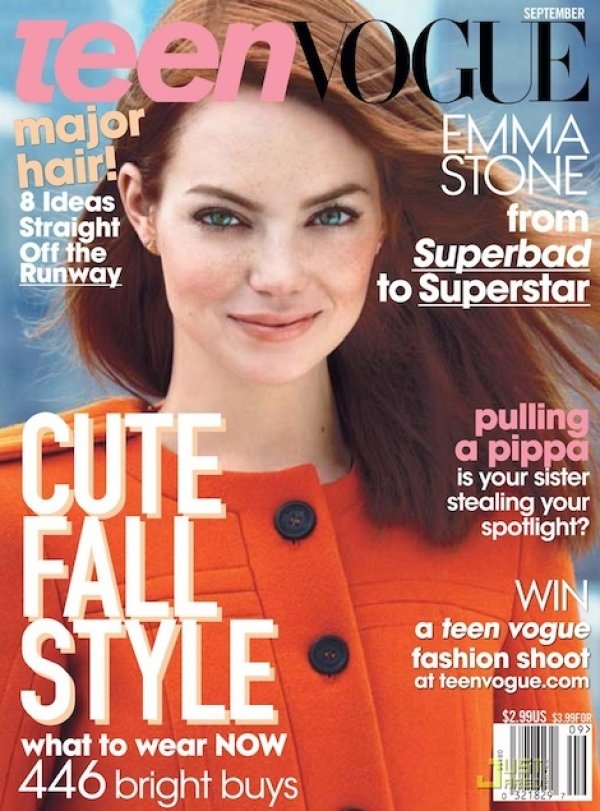 Ема Стоун; Снимка: Teen Vogue