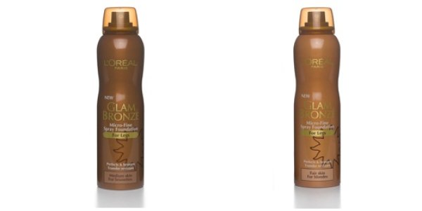 Glam Bronze от L'Oreal... нова, водоустойчива формула за естествен, полутраен резултат. Обогатен с пигменти, фон дьо тен спрей прикрива малките несъвършенства и прави кожата да изглежда перфектно гладка. Иновация в слънцезащитните олия: Garnier Ambre Solaire ви осигурява най-добрата защита и прекрасен бронзов тен.Формулата му е оптимизирана срещу UVB и UVA лъчи благодарение патентованата филтърна система Mexoryl ® XL.Обогатено с подхранващо масло от карите за сатенено гладка кожа, златистото олио ви помага да защитите кожата си.Наситен, приятен аромат на масло от моной.Лека консистенция, която се нанася лесно под формата на спрей.