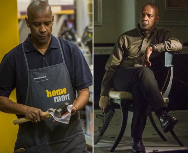 Кадри от новия му филм "Закрилникът" (The Equalizer); Снимка: vanityfair.com