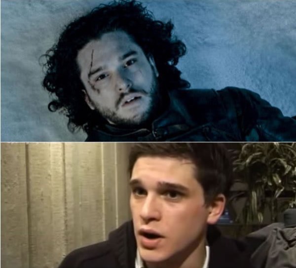Кит Харингтън като Джон Сноу. Снимка: 9gag.com