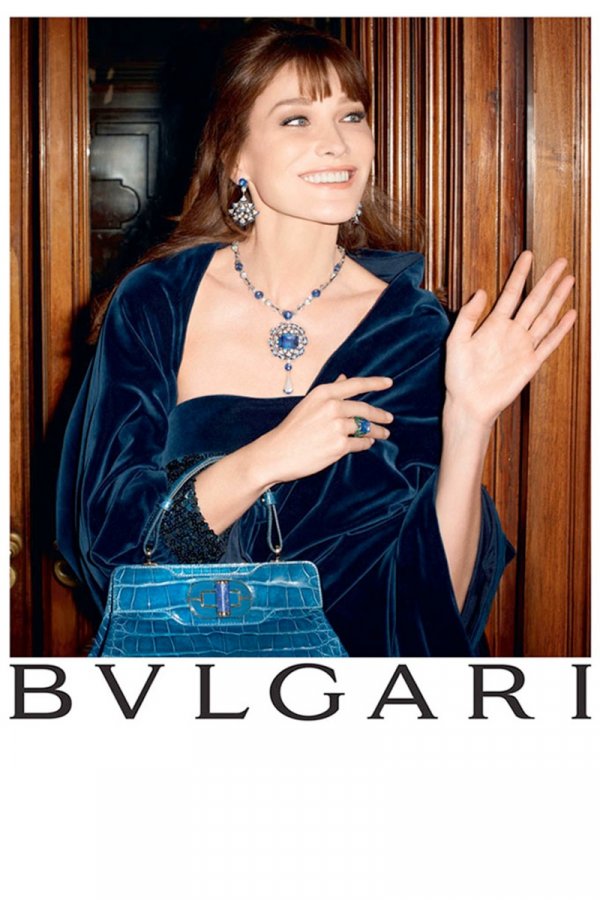 Карла Бруни в кампанията през 2013, Снимка: Bulgari