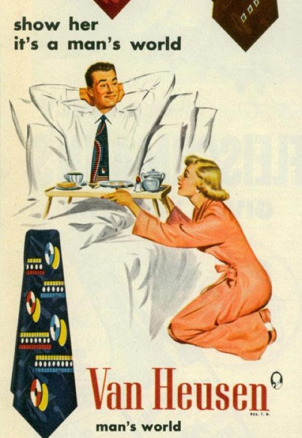 Покажи й, че този свят е на мъжете... Снимка: VintageAds