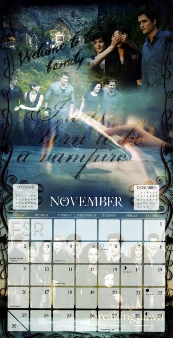 Снимка: Twilight Calendar 2014