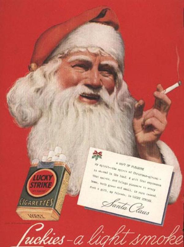 Luckies - едни толкова леки цигари... Снимка: VintageAds