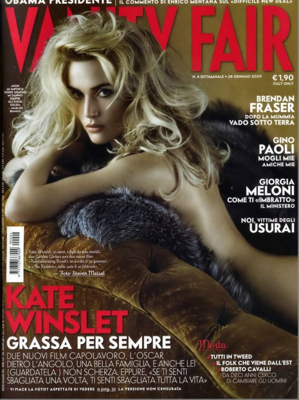 Кейт Уинслет Снимка: Vanity Fair, Италия - декември 2008