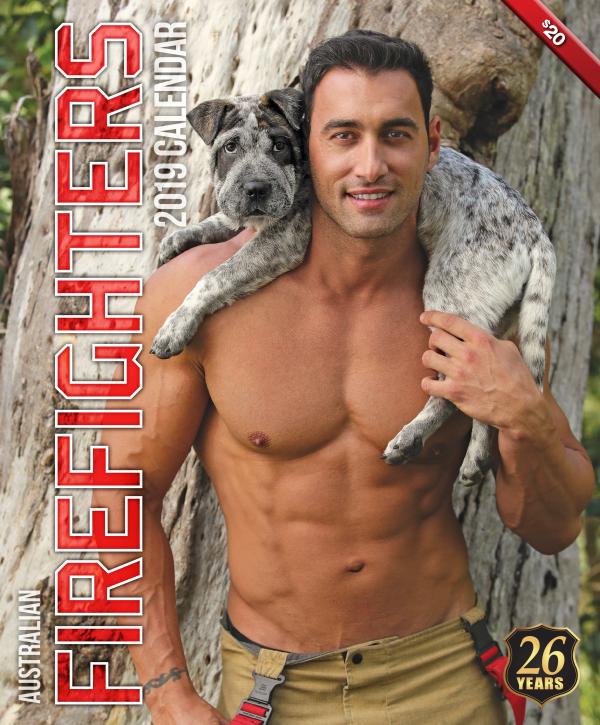 Снимка: @australianfirefighterscalendar.com