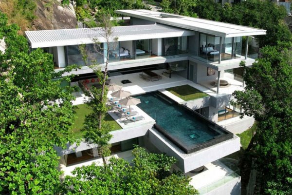 Снимка: homedsgn.comВила Амандзи (Villa Amanzi) - разкошна къща в Кейп Сол на западния бряг на Пукет, Тайланд