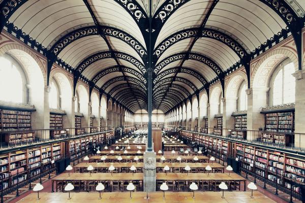 Bibliothèque Sainte Geneviève - ПарижСнимка: boredpanda.com