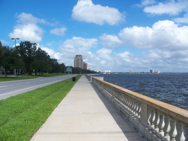 6. Там се намира най-дългият непрекъснат тротоар в света!Bayshore Boulevard е не само най-живописната улица в града, но и най-предпочитаната от пешеходци и бегачи. Тя има най-дългият непрекъснат тротоар в света, дълъг 7,2 километра.Снимка: commons.wikimedia.org